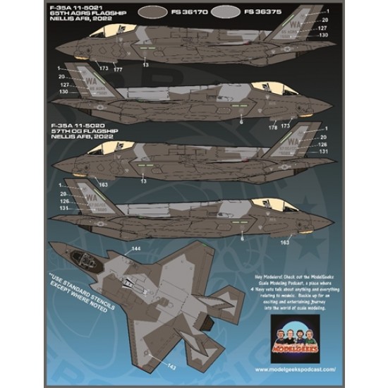 Decals for 1/48 F-35A Lightning II Anthology Part 4 Decals for 1/48 F-35A Lightning II Anthology Part 4