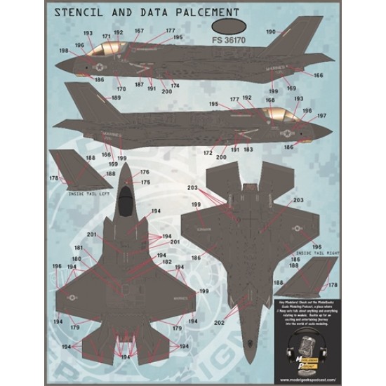 1/48 F-35B Anthology Part Five Decals for Tamiya kit 1/48 F-35B Anthology Part Five Decals for Tamiya kit