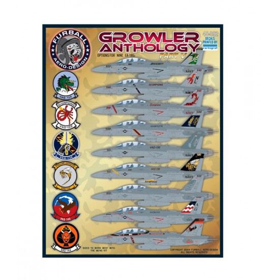 1/48 EA-18G Growler Anthology Decal Part V 1/48 EA-18G Growler Anthology Decal Part V
