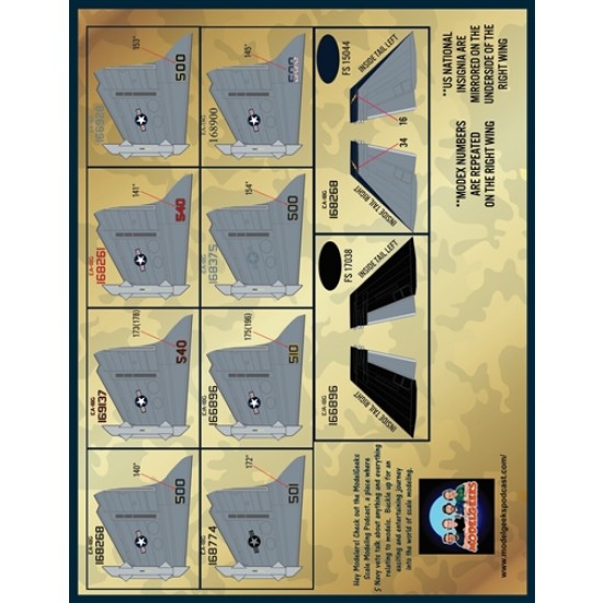 1/48 EA-18G Growler Anthology Decal Part V 1/48 EA-18G Growler Anthology Decal Part V