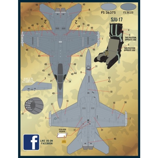 1/48 EA-18G Growler Anthology Decal Part V 1/48 EA-18G Growler Anthology Decal Part V