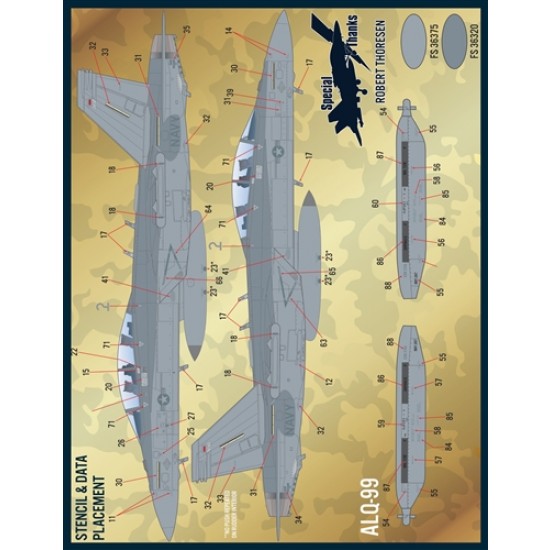 1/48 EA-18G Growler Anthology Decal Part V 1/48 EA-18G Growler Anthology Decal Part V