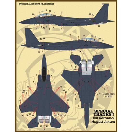 1/48 USAF F-15E Drone Killers 494th Fighter Squadron Decal 1/48 USAF F-15E Drone Killers 494th Fighter Squadron Decal