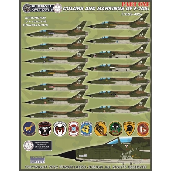 1/48 Colors and Markings of F-105s Part I 1/48 Colors and Markings of F-105s Part I