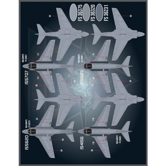Decals for 1/48 Colours and Markings of A-6 Intruders PT1 Decals for 1/48 Colours and Markings of A-6 Intruders PT1