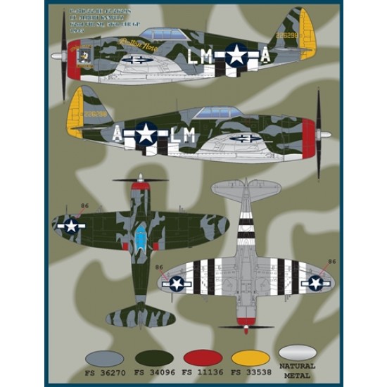 Decals for 1/48 Colours and Markings of P-47s Part 1 Decals for 1/48 Colours and Markings of P-47s Part 1