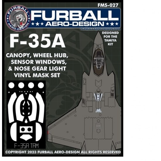 1/48 F-35A Lightning II Vinyl Masking for Tamiya Kit 1/48 F-35A Lightning II Vinyl Masking for Tamiya Kit