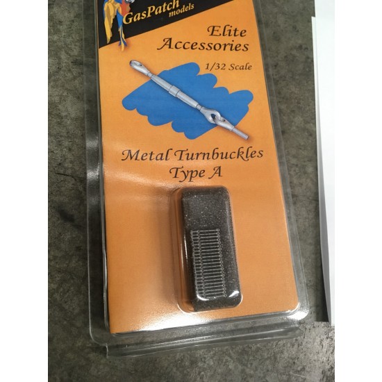 1/32 Metal Turnbuckles Type A (30pcs) 1/32 Metal Turnbuckles Type A (30pcs)