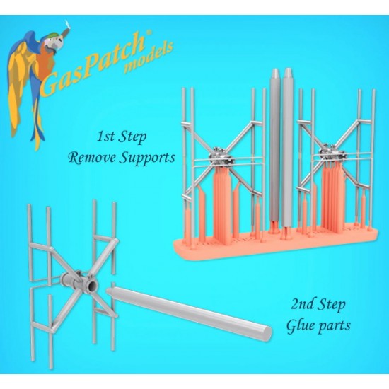 1/48 Fug 202 Radar (4 parts for one aircraft) 1/48 Fug 202 Radar (4 parts for one aircraft)
