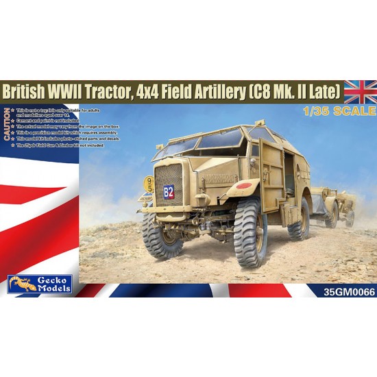 1/35 British WWII Tractor, 4x4 Field Artillery (C8 Quad Mk. II Late) 1/35 British WWII Tractor, 4x4 Field Artillery (C8 Quad Mk. II Late)