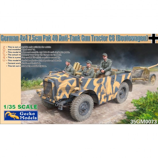 1/35 German 4x4 7.5cm Pak 40 Anti-Tank Gun Tractor C8 (Beutewagen) 1/35 German 4x4 7.5cm Pak 40 Anti-Tank Gun Tractor C8 (Beutewagen)