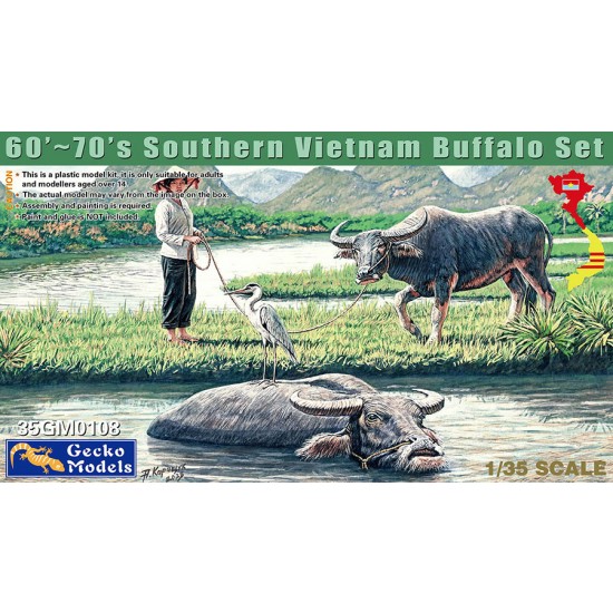 1/35 60-70s Vietnam Buffalo Set