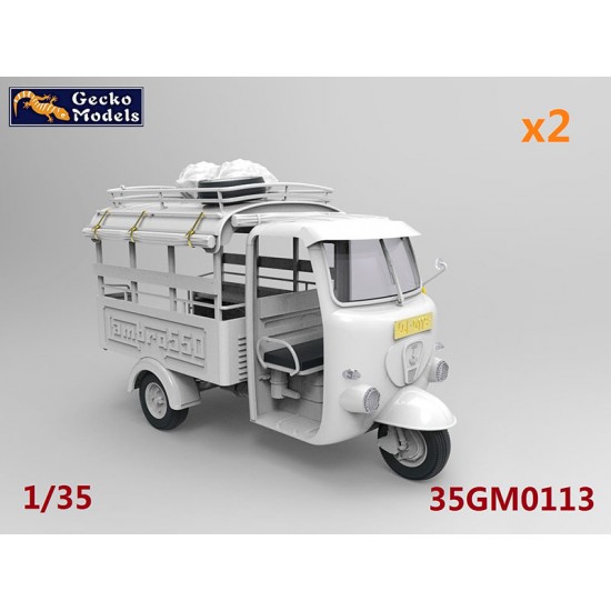 1/35 Saigon Shuttle Motor-Tricycle Depot and Driver (2 tricycles and 1 figure) 1/35 Saigon Shuttle Motor-Tricycle Depot and Driver (2 tricycles and 1 figure)