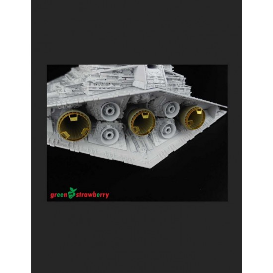 1/5000 Star Destroyer Engine Bells & Shield Generator for Bandai kits