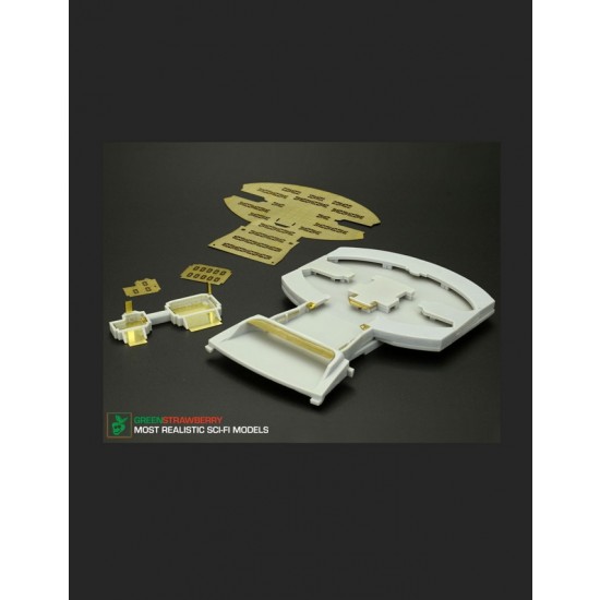 1/1400 USS Enterprise NCC-1701-D Galaxy Star Ship open position Hangars for AMT kit 1/1400 USS Enterprise NCC-1701-D Galaxy Star Ship open position Hangars for AMT kit