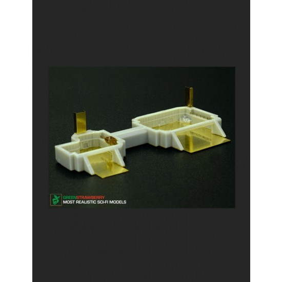 1/1400 USS Enterprise NCC-1701-D Galaxy Star Ship open position Hangars for AMT kit 1/1400 USS Enterprise NCC-1701-D Galaxy Star Ship open position Hangars for AMT kit