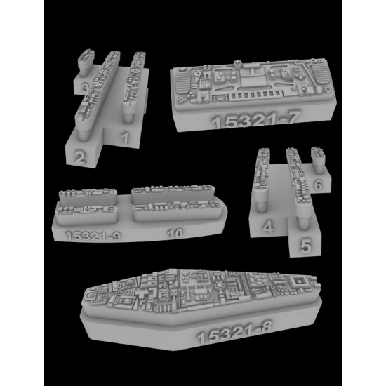 1/1000 Intrepid class USS Voyager NCC-74656 Sensors Array for Polar Lights [STAR TREK]