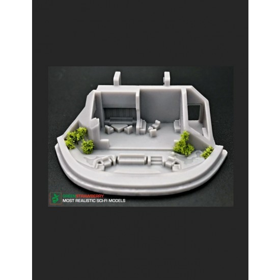 1/350 NCC-1701 refit/Constitution Officers Lounge for Polar Lights [STAR TREK]