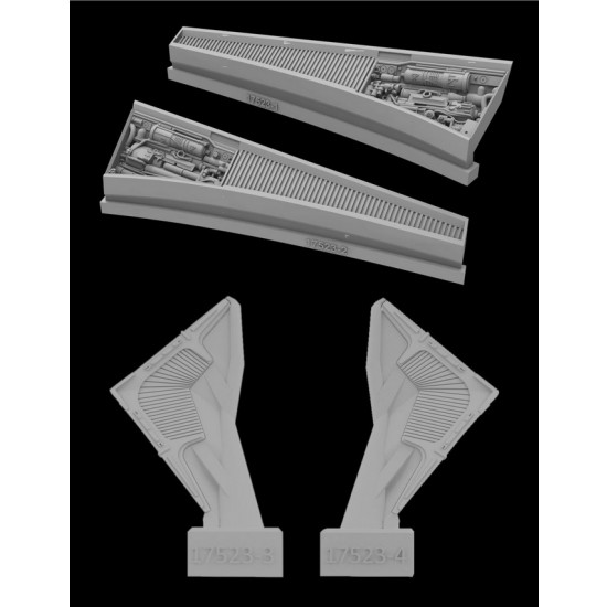 1/350 Kronos one (QonoS) - Hydrogen Ram Intake Corection set for Polar Lights kit 1/350 Kronos one (QonoS) - Hydrogen Ram Intake Corection set for Polar Lights kit