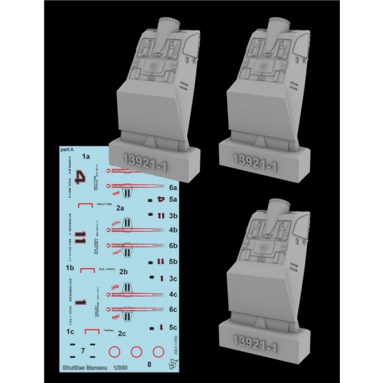 1/350 Full Resin Shuttlecraft Type Manasu with Water Decals 1/350 Full Resin Shuttlecraft Type Manasu with Water Decals