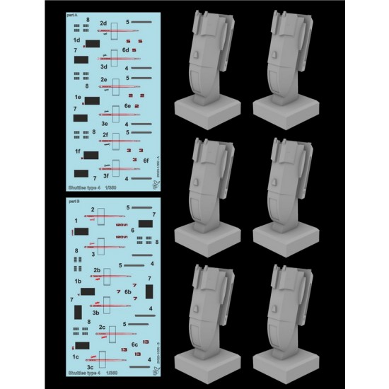 1/350 Full Resin Shuttlecraft Type 4 with Water Decals 1/350 Full Resin Shuttlecraft Type 4 with Water Decals