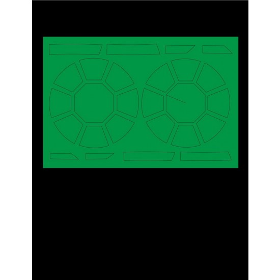 1/32 Star Wars TIE Fighter Studio Scale Canopy Windows Cover Painting Masks for AMT kit 1/32 Star Wars TIE Fighter Studio Scale Canopy Windows Cover Painting Masks for AMT kit