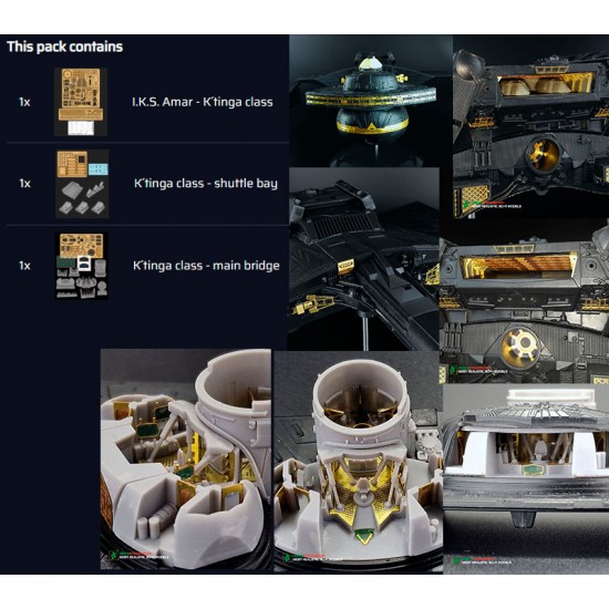1/350 I.K.S. Amar Ktinga class Fruit Pack for Polar Lights kits [STAR TREK]