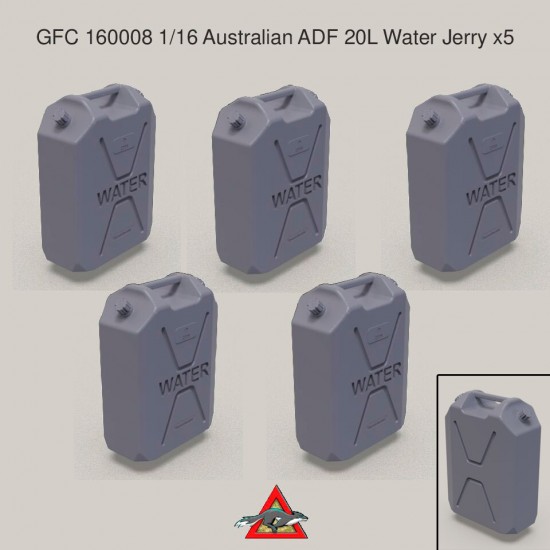 1/16 Australian ADF 20L Water Jerry (5pcs) 1/16 Australian ADF 20L Water Jerry (5pcs)