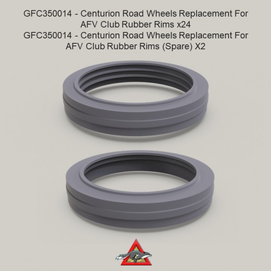 1/35 Centurion Road Wheels Replacement for AFV Club Rubber Rims
