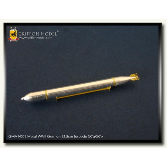 1/144 Metal WWII German Torpedo 53.5cm G7a / G7e for all brands 1/144 Metal WWII German Torpedo 53.5cm G7a / G7e for all brands