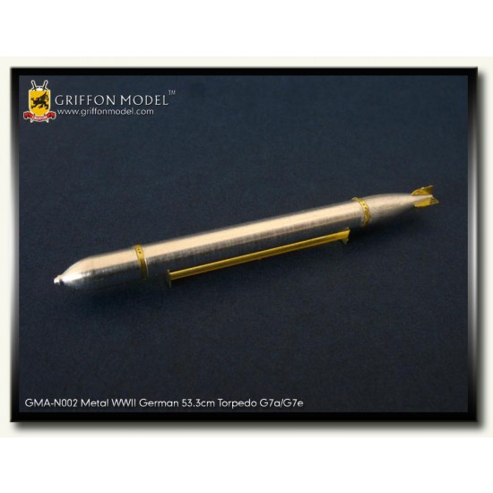 1/144 Metal WWII German Torpedo 53.5cm G7a / G7e for all brands 1/144 Metal WWII German Torpedo 53.5cm G7a / G7e for all brands