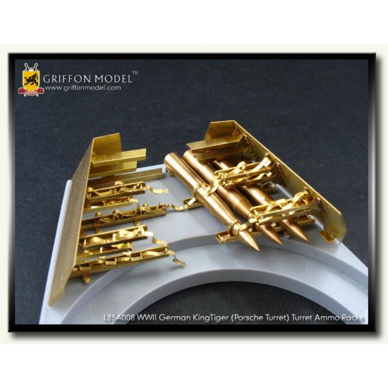 1/35 King Tiger Porsche Turret Ammo Racks for Dragon/Tamiya kits 1/35 King Tiger Porsche Turret Ammo Racks for Dragon/Tamiya kits