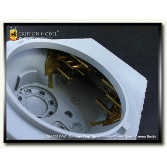 1/35 King Tiger Porsche Turret Ammo Racks for Dragon/Tamiya kits 1/35 King Tiger Porsche Turret Ammo Racks for Dragon/Tamiya kits