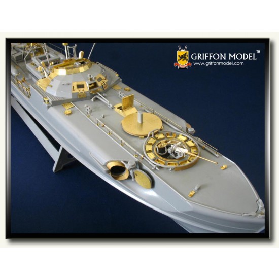 1/72 Schnellboot S100 w/Flakvierling 38 Detail Set for Revell 05002 1/72 Schnellboot S100 w/Flakvierling 38 Detail Set for Revell 05002