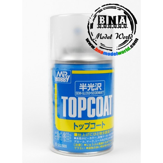 Mr.Top Coat Spray (Semi-Gloss) 88ml