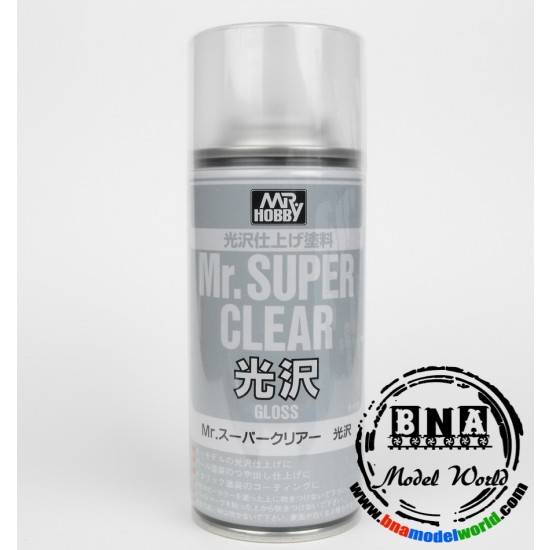 Mr.Super Clear Spray (Gloss) 170ml Mr.Super Clear Spray (Gloss) 170ml