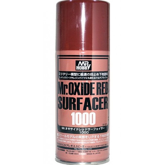 Mr.Oxide Red Surfacer Spray #1000 (170ml) Mr.Oxide Red Surfacer Spray #1000 (170ml)