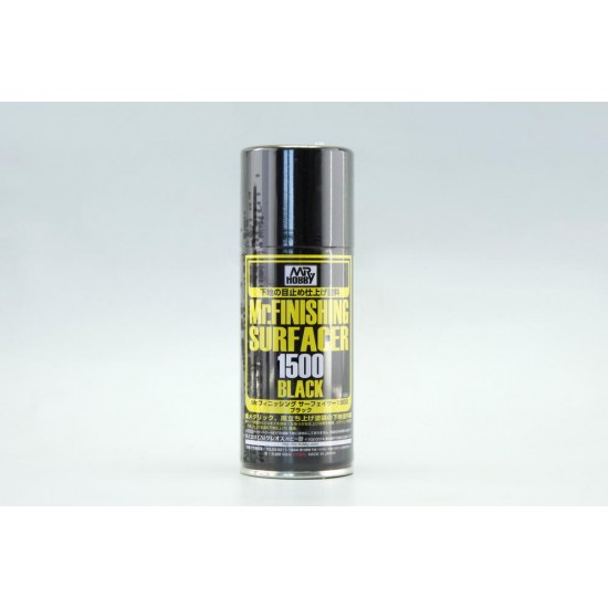 Mr.Finishing Surfacer Spray - Black #1500 (170ml) Mr.Finishing Surfacer Spray - Black #1500 (170ml)
