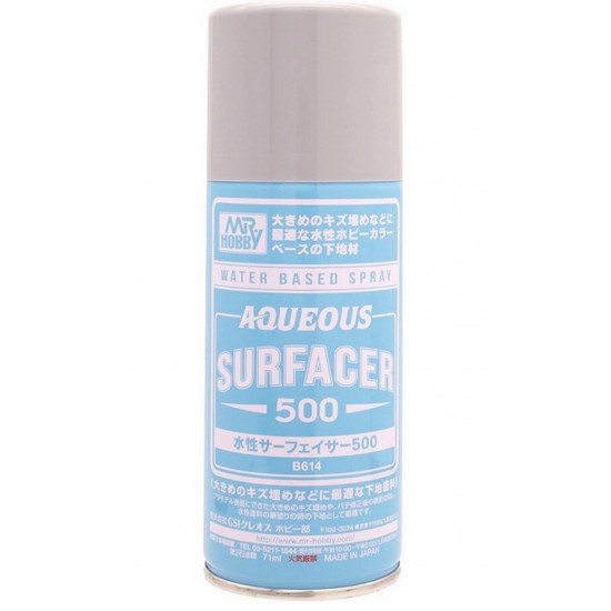 Water Based Spray - Aqueous White Surfacer 500 (71ml can) Water Based Spray - Aqueous White Surfacer 500 (71ml can)