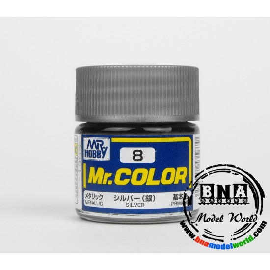 Solvent-Based Acrylic Paint - Metallic Silver (10ml) Solvent-Based Acrylic Paint - Metallic Silver (10ml)