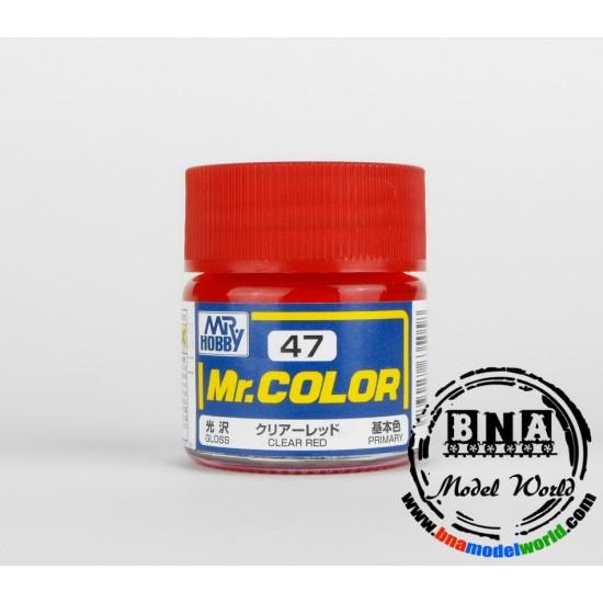 Solvent-Based Acrylic Paint - Gloss Clear Red (10ml) Solvent-Based Acrylic Paint - Gloss Clear Red (10ml)