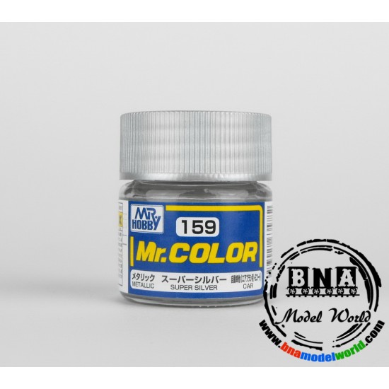 Solvent-Based Acrylic Paint - Metallic Super Silver (10ml) Solvent-Based Acrylic Paint - Metallic Super Silver (10ml)