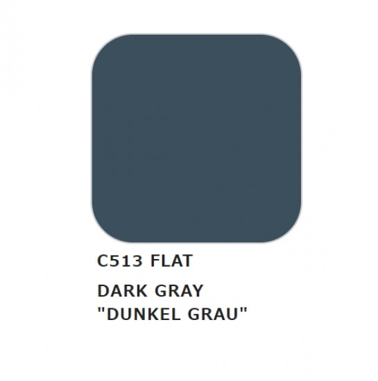 Solvent-Based Acrylic Paint - Tank Dark Grey Dunkel Grau (10ml)