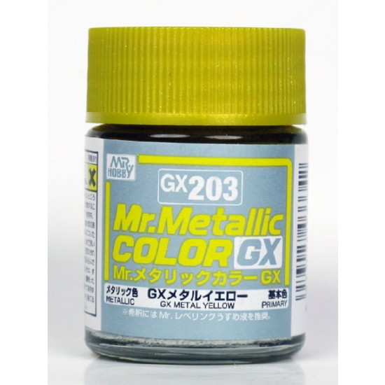 Mr.Metal Colour - Metal Yellow (18ml) Mr.Metal Colour - Metal Yellow (18ml)