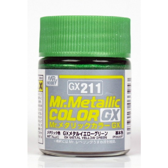 Mr.Metal Colour - Metal Yellow Green (18ml) Mr.Metal Colour - Metal Yellow Green (18ml)