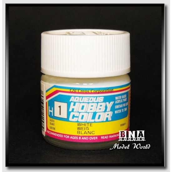 Water-Based Acrylic Paint - Gloss White (10ml) Water-Based Acrylic Paint - Gloss White (10ml)