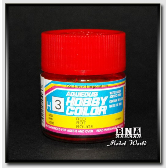 Water-Based Acrylic Paint - Gloss Red (10ml) Water-Based Acrylic Paint - Gloss Red (10ml)