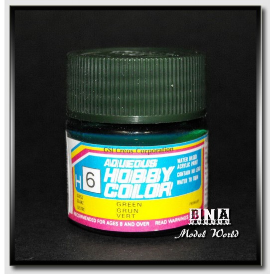Water-Based Acrylic Paint - Gloss Green (10ml) Water-Based Acrylic Paint - Gloss Green (10ml)