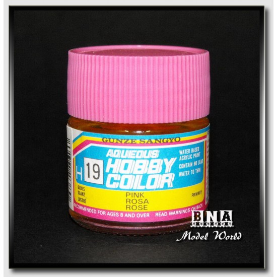 Water-Based Acrylic Paint - Gloss Pink (10ml) Water-Based Acrylic Paint - Gloss Pink (10ml)