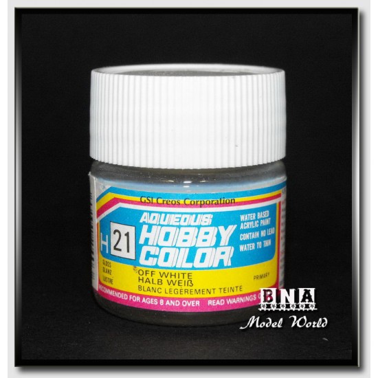 Water-Based Acrylic Paint - Gloss Off White (10ml) Water-Based Acrylic Paint - Gloss Off White (10ml)